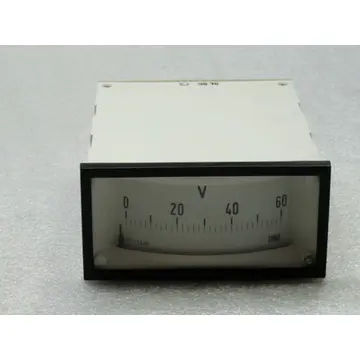 Produktfoto 1 von Müller Weigert Voltmeter 0 - 60 V Typ 04.86 G Einbaugerät