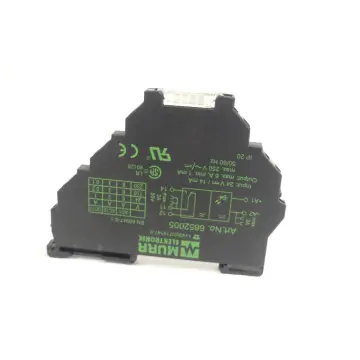 Produktfoto 1 von Murr Elektronik 6652005 Eingangsrelais 24V 14mA max. 6A min. 1mA / 250V