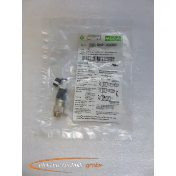 Produktfoto 1 von Murr Elektronik 7000-12481-0000000 MOSA M12 St. ger. selbstanschl. Schneidklemme -ungebraucht-