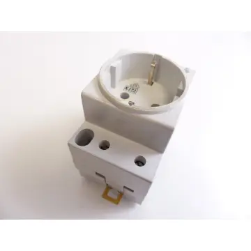 Produktfoto 1 von Murr Modlink MSVD Steckdose Deutschland mit LED gelb 67901
