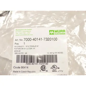 Produktfoto 1 von Murrelektronik 7000-40141-7320100 Kabel 1M - ungebraucht! -