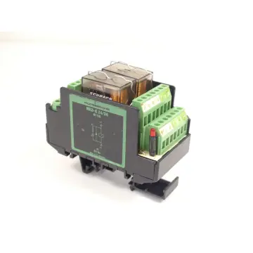 Produktfoto 1 von Murrelektronik MKS-K 24/24 Relaissockelbaustein + 2 Schrack ZK040024 Relais