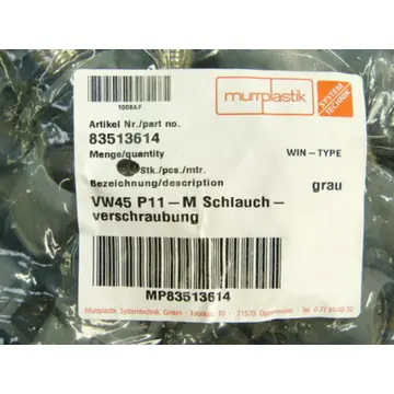 Produktfoto 1 von Murrplastik 83513614 VW45 P11 - M Schlauchverbindung
