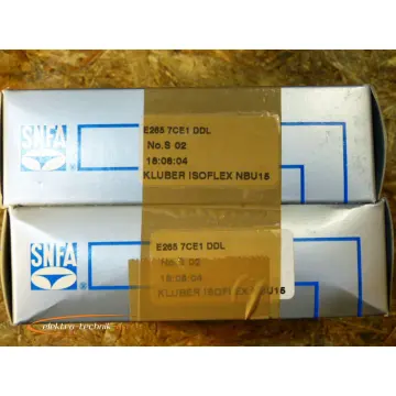 Produktfoto 1 von SNFA E265 7CE1 DDL Präzisions-Schrägkugellager (1 Paar) - ungebraucht! -