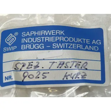 Saphirwerk Spez . Taster 9025 kurz Kugeldurchmesser 2 mm Länge ohne Kugel 19 mm - ungebraucht - VPE = 3 Stück