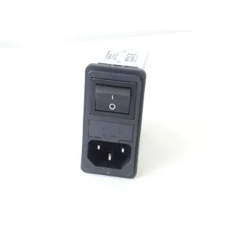 Schaffner FN286B-6-06 Gerätestecker mit Schalter 110/250V - ungebraucht! -