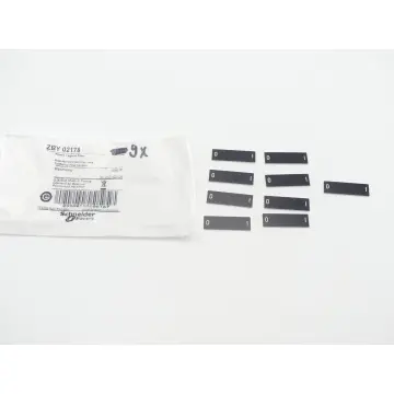 Produktfoto 1 von Schneider ZBY 02178 Bezeichnungsschild f. Schildträger VPE 9 Stk. -ungebraucht-