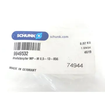 Produktfoto 1 von Schunk WP-M 0,5-13-856 Stoßdämpfer 9949532 SN 74944 ungebraucht