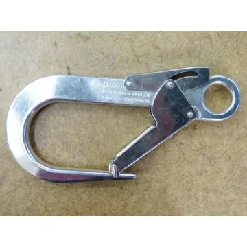 Sicherungshaken 22 kN /5000lbs / Länge: 25 cm / Weite: 7 cm