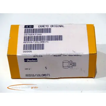 Produktfoto 1 von Parker Ermeto RED15/10LOMD71 VPE 5 = Konus-Reduzieranschluss VA - ungebraucht! -