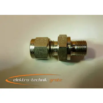 Produktfoto 1 von Parker UK 316 A-LOK Geradeverschraubung M8MSC ¼ R V4A VPE 11 Stück - ungebraucht! -