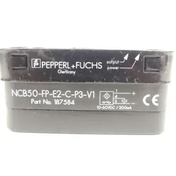 Produktfoto 1 von Pepperl+Fuchs NCB50-FP-E2-C-P3-V1 Induktiver Sensor 187584 SN 18218151964013