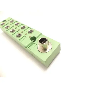 Produktfoto 1 von Phoenix Contact 14 34 84 0 / SACB-8/3-L-M12-M8 Verteilerbox SN: 3006394629