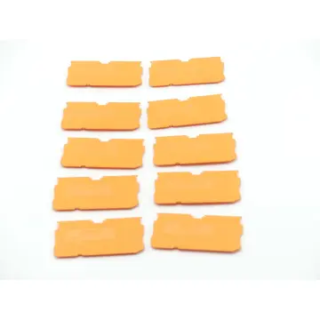 Produktfoto 1 von Phoenix Contact D-ST 2,5-TWIN-0,8 Abschlussdeckel orange VPE 10 Stk.