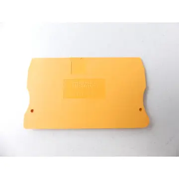 Produktfoto 1 von Phoenix Contact D-ST10 Abschlussplatte orange VPE 3 Stück
