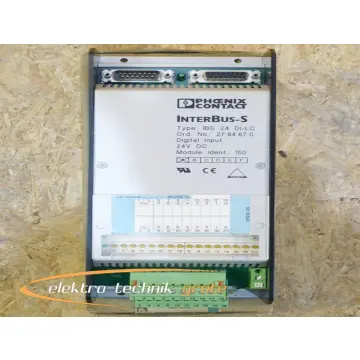 Produktfoto 1 von Phoenix Contact IB 24 DI/LC Digital Input 27 84 67 0 SN: 07859681 - ungebraucht! -