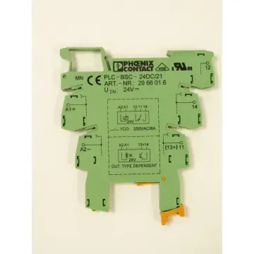 Produktfoto 1 von Phoenix Contact PLC-BSC-24DC/21 Grundklemme 29 66 01 6
