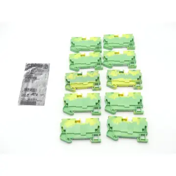 Produktfoto 1 von Phoenix Contact ST 6-PE Reihenklemme 3031500 grün-gelb VPE 10 Stk. -ungeb.-
