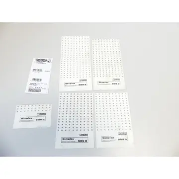 Produktfoto 1 von Phoenix Contact SBS 8 CUS Kennzeichnungskarten PE VPE 770 Stk. -ungebr.-