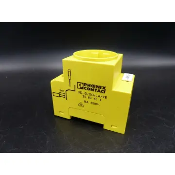 Produktfoto 1 von Phoenix Contact SD-D/SC/LA/YE Steckdose für Hutschiene