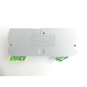 Produktfoto 1 von Phoenix Contact Typ ST 1,5-QUATTRO -PE 1,5mm² grün/gelb + Abschlussplatte
