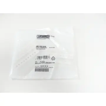 Produktfoto 1 von Phoenix Contact ZB 6,LGS:Fortl.Zahlen 21-30 VPE 10St. 10 51 01 6 ungebraucht