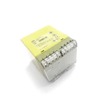 Produktfoto 1 von Pilz 475600 / PNOZ 1 24 V AC 3S1Ö Sicherheitsschaltgerät SN: 107608