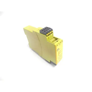 Produktfoto 1 von Pilz 787585 / PZE X4P C 24VDC 4n/o Sicherheitsrelais SN: 154106