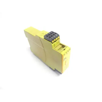 Produktfoto 1 von Pilz 787585 / PZE X4P C 24VDC 4n/o Sicherheitsrelais SN: 153952