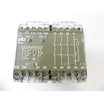 Produktfoto 1 von Pilz PNOZ 1 24 V DC 3S1Ö Sicherheitsrelais 475695 208377
