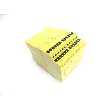 Produktfoto 1 von Pilz PNOZ 774749 X10.1 24VDC 6n/o 4n/c 6LED Sicherheitsrelais SN: 139498