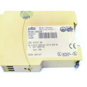 Produktfoto 1 von Pilz PZE X4V 2/24VDC 4S Sicherheitsrelais