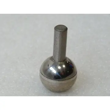 Produktfoto 1 von Prüf - und Meßtaster Meßkugel mit abgeflachter Kugel Kugelumfang 18 mm Schaftlänge 11 mm Schaftdurchmesser 6 mm - ungebraucht -