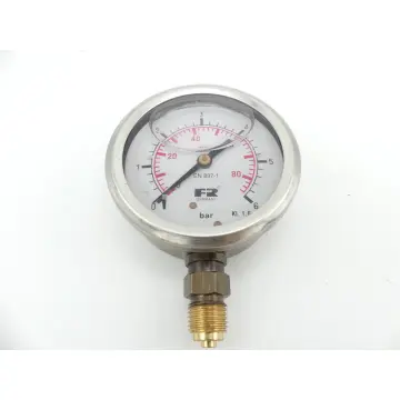 Produktfoto 1 von R Germany Kl. 1,6 EN 837-1 Hydraulikmanometer 0-6 bar