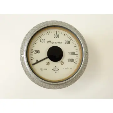 Produktfoto 1 von Rheintacho Analoganzeige 0-1100 ? mm/min Ø 76 mm - ungebraucht! -