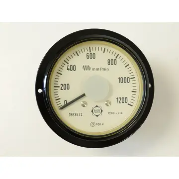 Produktfoto 1 von Rheintacho Analoganzeige 0-1200 ? mm/min Ø 76 mm - ungebraucht! -
