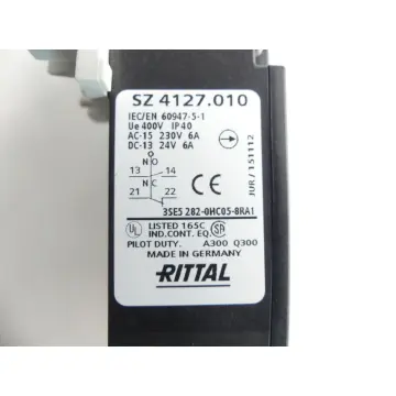 Produktfoto 1 von Rittal SZ 4127.010 3SE5 282-0HC05-8RA1 Türpositionsschalter + Halterung
