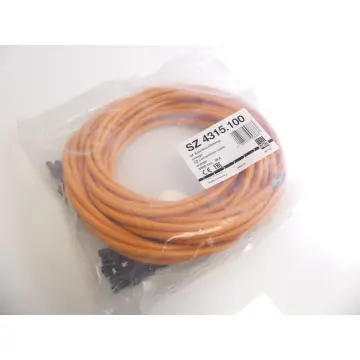 Produktfoto 1 von Rittal SZ 4315.100 Anschlussleitung orange VPE 5 St. Länge: 3m - ungebraucht! -
