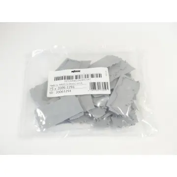 Produktfoto 1 von Wago 2006-1291 Abschlussplatte VPE 25 Stück ungebraucht