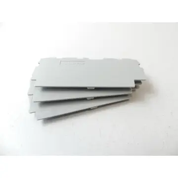 Produktfoto 1 von Wago 2002 Abschlussplatte grau VPE 3 Stück