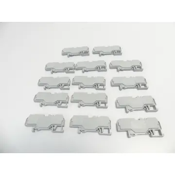 Produktfoto 1 von WAGO 281 3-Leiter-Durchgangsklemme 4mm² grau VPE 14 Stk.