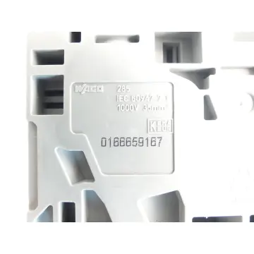 Wago TOPJOB S 0285-0135 / 285-135 1000V 35mm² Leiter-Durchgangsklemme Grau