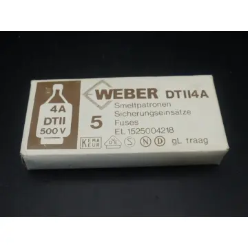 Produktfoto 1 von Weber DTII4A EL1525004218 Smeltpatronen 5 Stück> ungebraucht! <