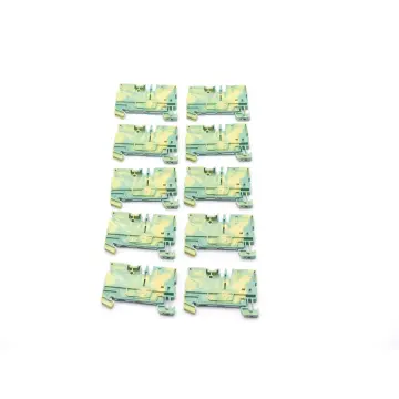 Produktfoto 1 von Weidmüller APGTB 2,5 PE 2C/1 Durchgangs-Reihenklemme grün/gelb VPE 10 Stk.