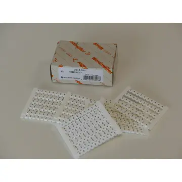 Produktfoto 1 von Weidmüller DEK 5 GW C Bezeichnungssystem VPE 500 Stück - ungebraucht ! -