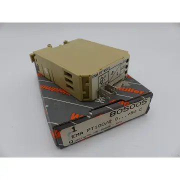 Produktfoto 1 von Weidmüller EMA PT100/2 0…+50 C Converter 805005 >ungebraucht! <