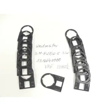 Produktfoto 1 von Weidmüller SM-H27/12.5 SW Gerätemarkierer 1716640000 VPE 13 Stück ungebraucht