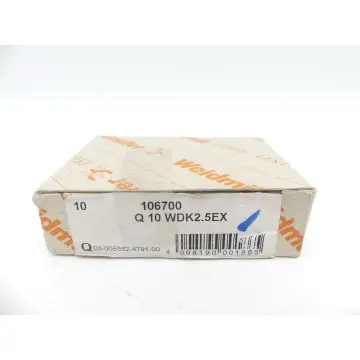 Produktfoto 1 von Weidmüller Q 10 WDK2.5EX Klemme VPE = 10 St. - ungebraucht! -