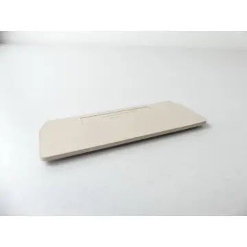 Produktfoto 1 von Weidmüller ZAP/TW 3 Abschlussplatte beige VPE 2 Stück