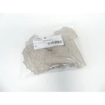 Produktfoto 1 von Weidmüller ZAP/TW ZDK1.5 Abschlussplatte 1791160000 VPE 20 stk. -ungebraucht!-